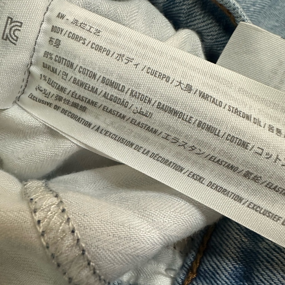 Abercrombie & Fitch Curve Love Mid Rise Straight Jean Size 28 - Picture 5 of 11